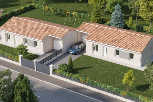 Aquitaine Residence CONSTRUCTION MAISON LANGON VILLAS 2 AVANT