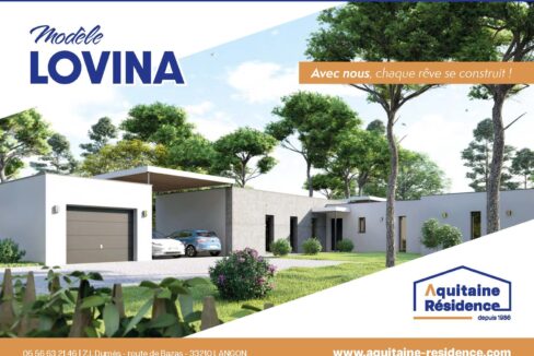 Aquitaine Residence CONSTRUCTION MAISON LANGON MODELE LOVINA Page 1